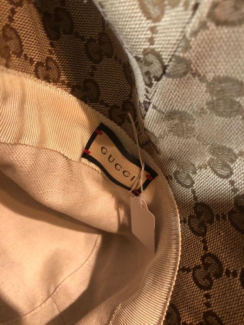 GUCCI グッチ GG Logo ECO WASHED DENIM WIDE