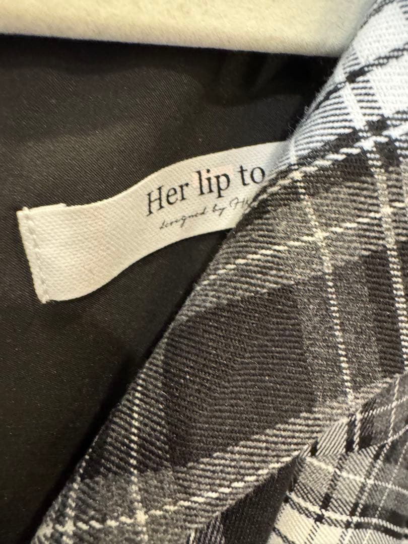 即配送　Coutume Plaid Flare Dress Mサイズ