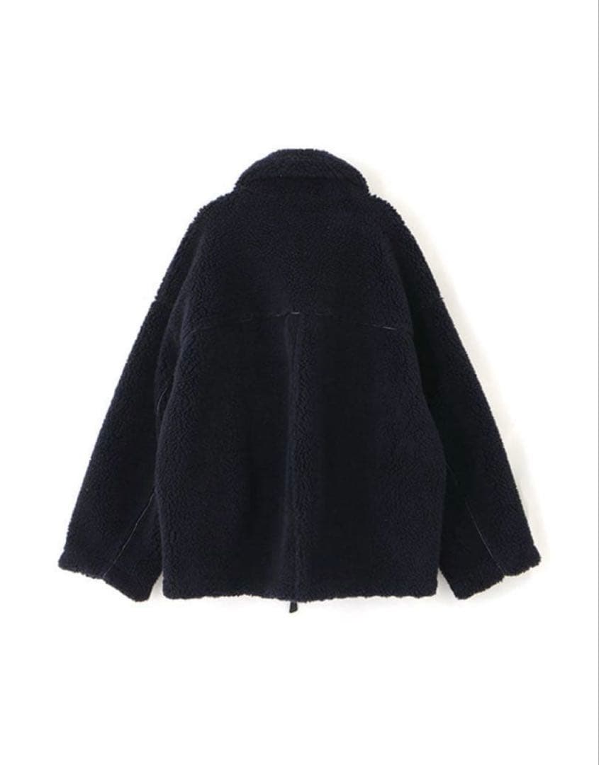 ETRETOKYO エトレトウキョウ　リバーシブルボアブルゾン　ネイビー