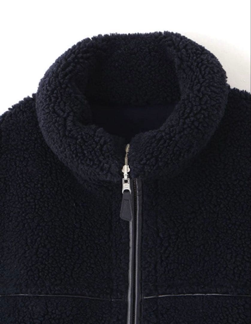 ETRETOKYO エトレトウキョウ　リバーシブルボアブルゾン　ネイビー