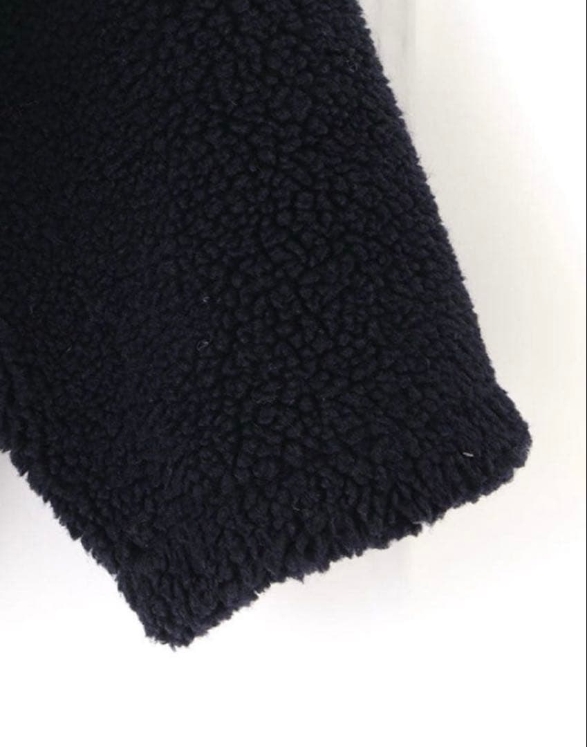 ETRETOKYO エトレトウキョウ　リバーシブルボアブルゾン　ネイビー