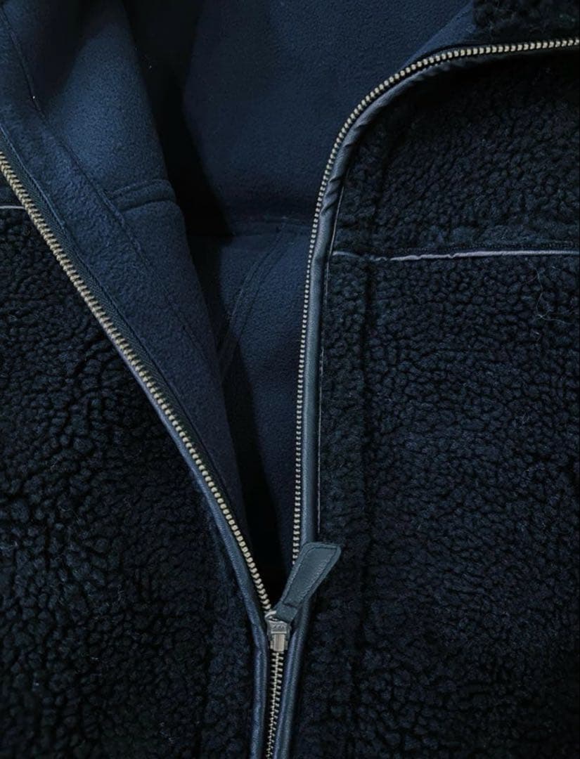 ETRETOKYO エトレトウキョウ　リバーシブルボアブルゾン　ネイビー