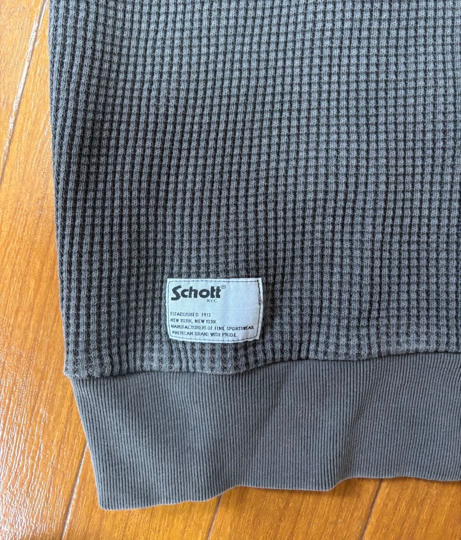 Schott レザーポケットサーマルピグメント　Ｌサイズ