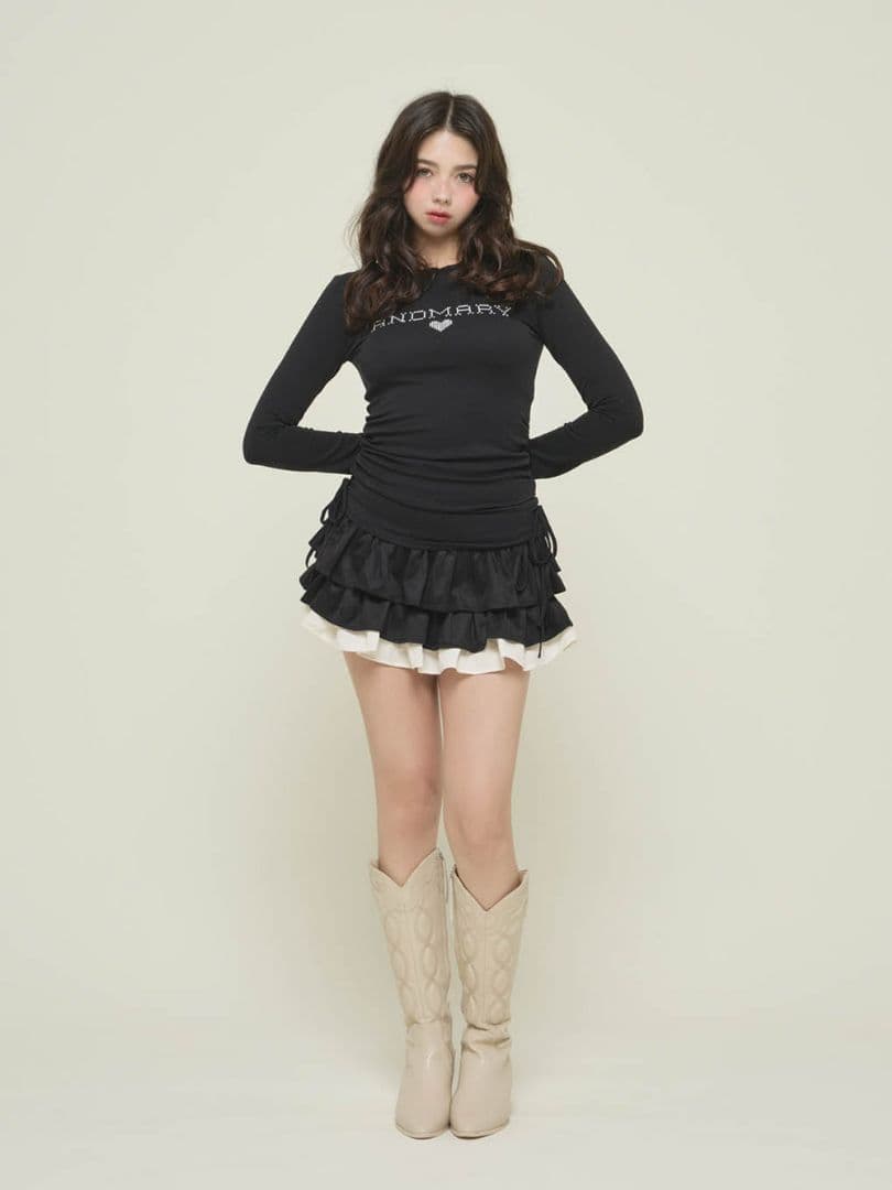 トップス ckyyy andmary Dot mary logo tops