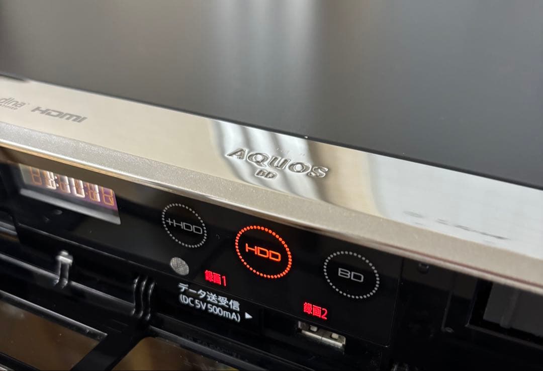 SHARP AQUOS ブルーレイディスクレコーダー BD-W1600(美品)