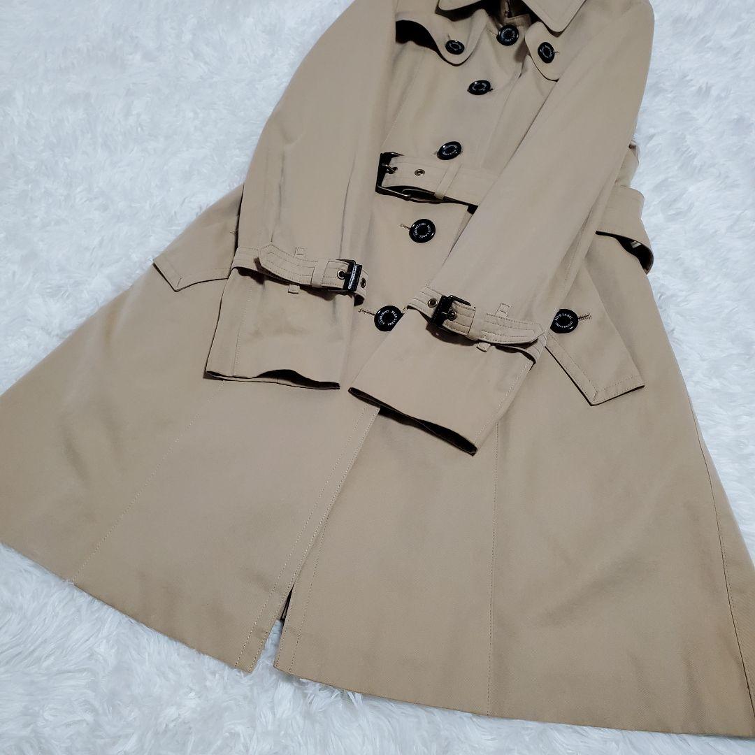 美品✨ブルーレーベルクレストブリッジ　トレンチコート 牛革 チェック 38M