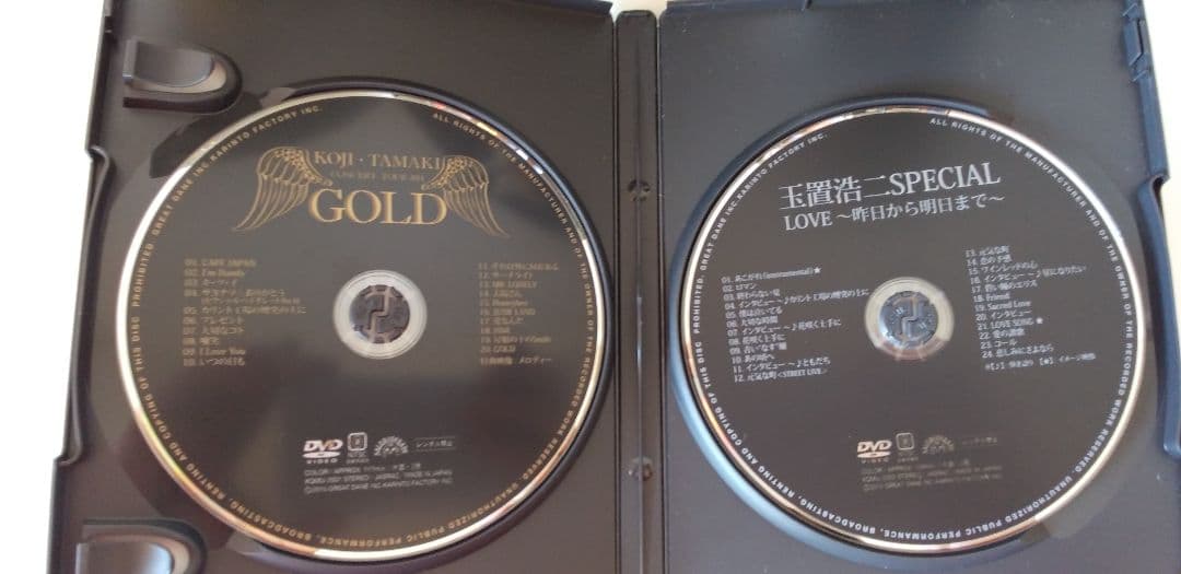 ★玉置浩二 DVD２セット GOLD TOUR 2014/GRAND LOVE