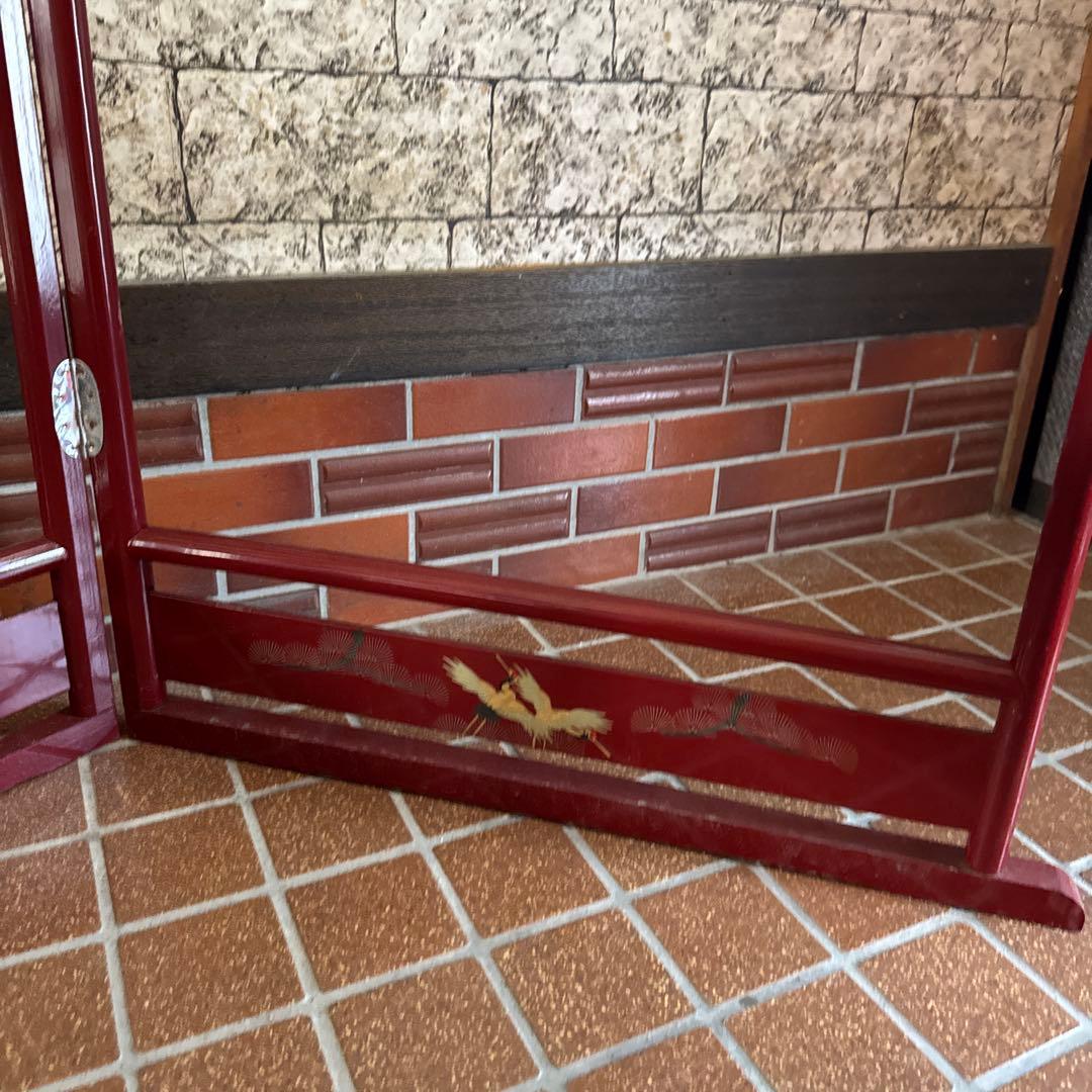 衣紋掛け　衣桁　着物掛け　アンティーク家具　木製　当時物　着物　古民具　古道具