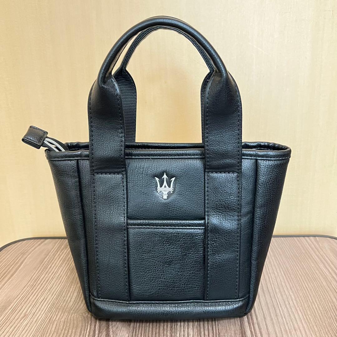【美品】MASERATI マセラティ ミニトートバッグ　カートバッグ ノベルティ