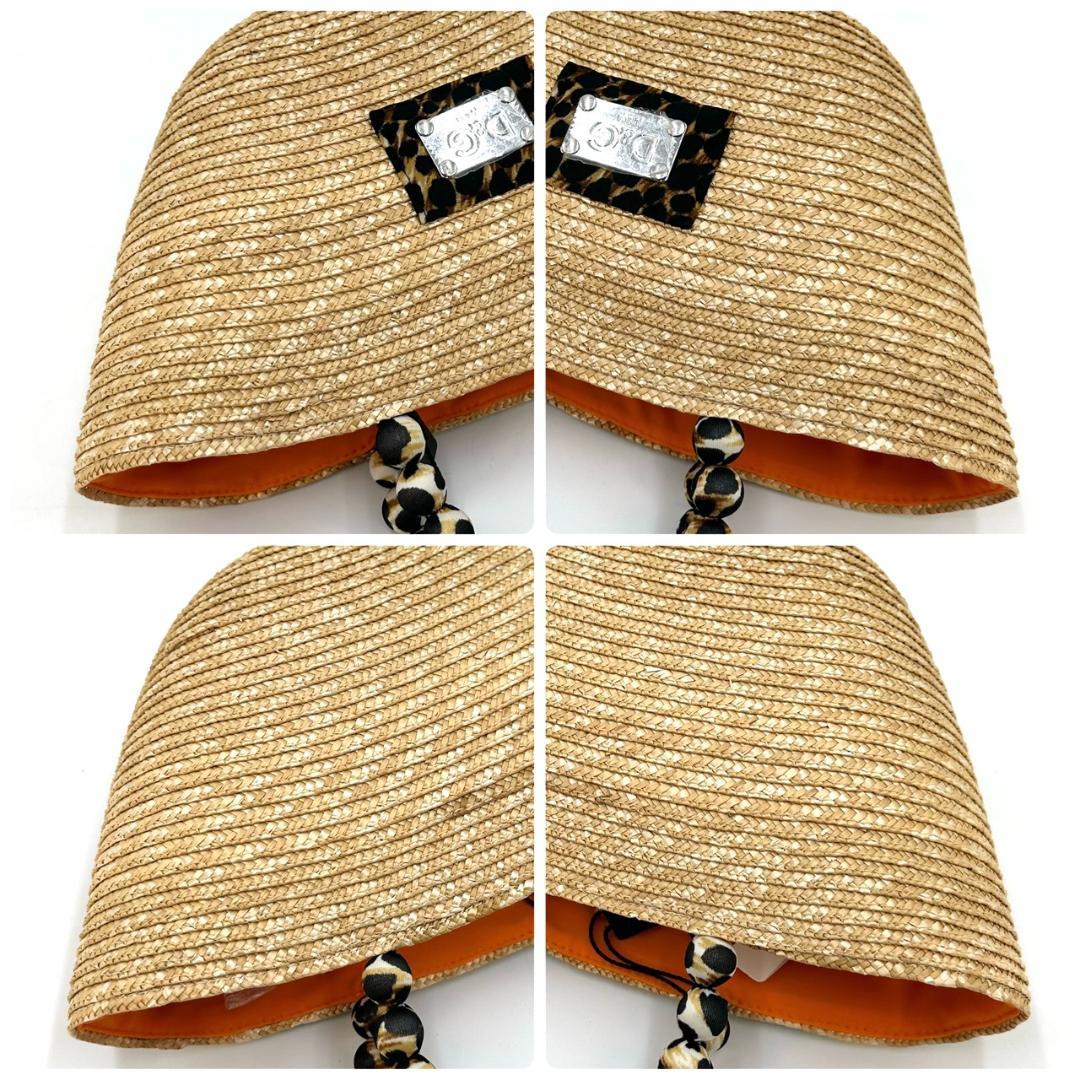 DOLCE & GABBANA D&G JUNIOR ストロー かごバッグ 豹柄