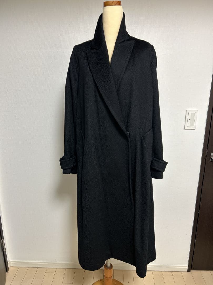 Max Mara カシミヤ100% ロングコート　Aライン　白タグ　40