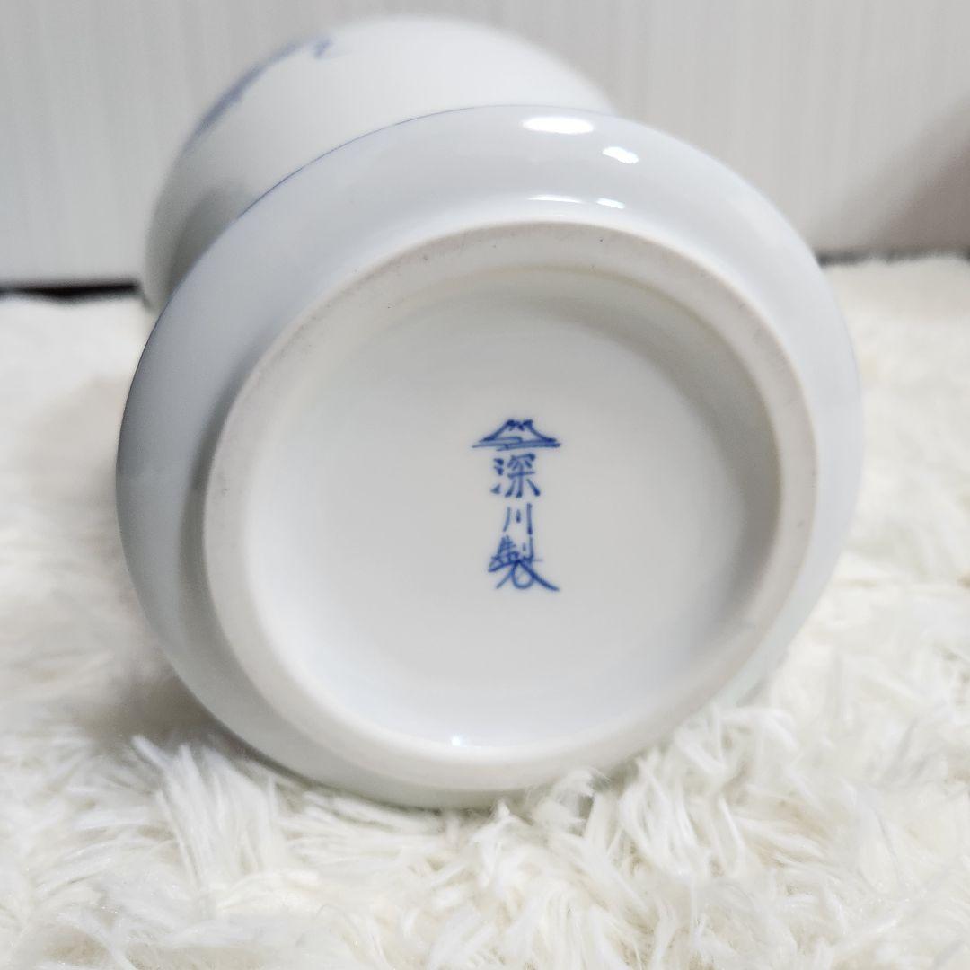 【廃盤希少♪入手困難】宮内庁御用達 深川製磁 有田焼 染付竜 花瓶 高さ40cm