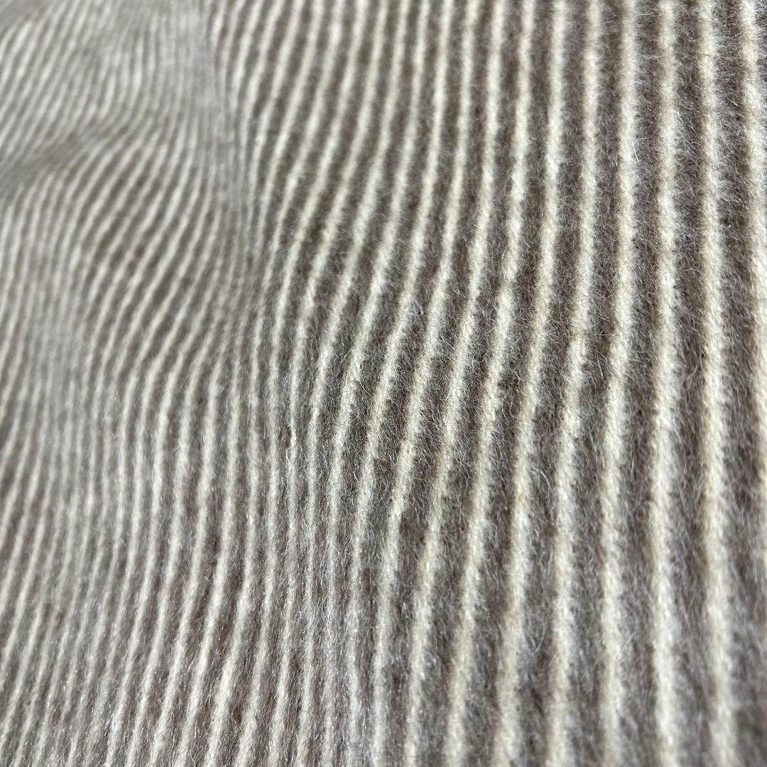 【レア】ロエベロングコートモヘアウール　アナグラム　ヴィンテージ　シルク