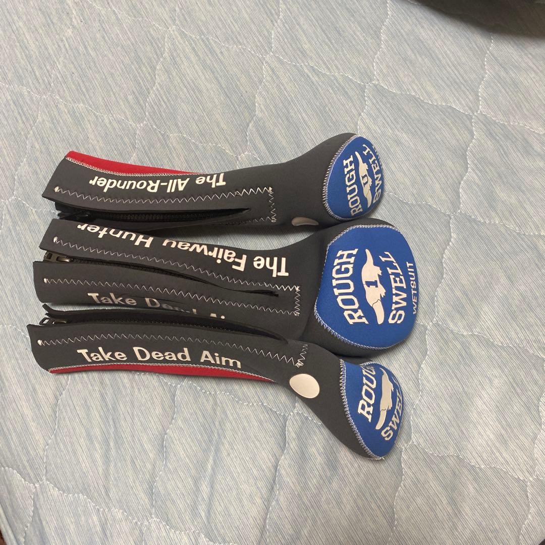 極美品‼️Rough & Swell キャディバッグ ヘッドカバーセット