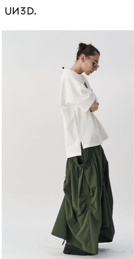 【44 size】UN3D. (アンスリード） Tシャツ　オーバーサイズ現行商品