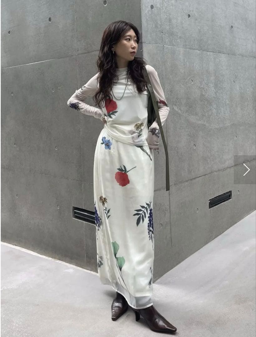 ワンピース AMERI vintage AMANDA SHEER SET DRESS