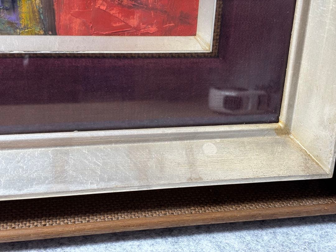 め*る様 油絵　田中忠雄 作　ばら　160サイズ