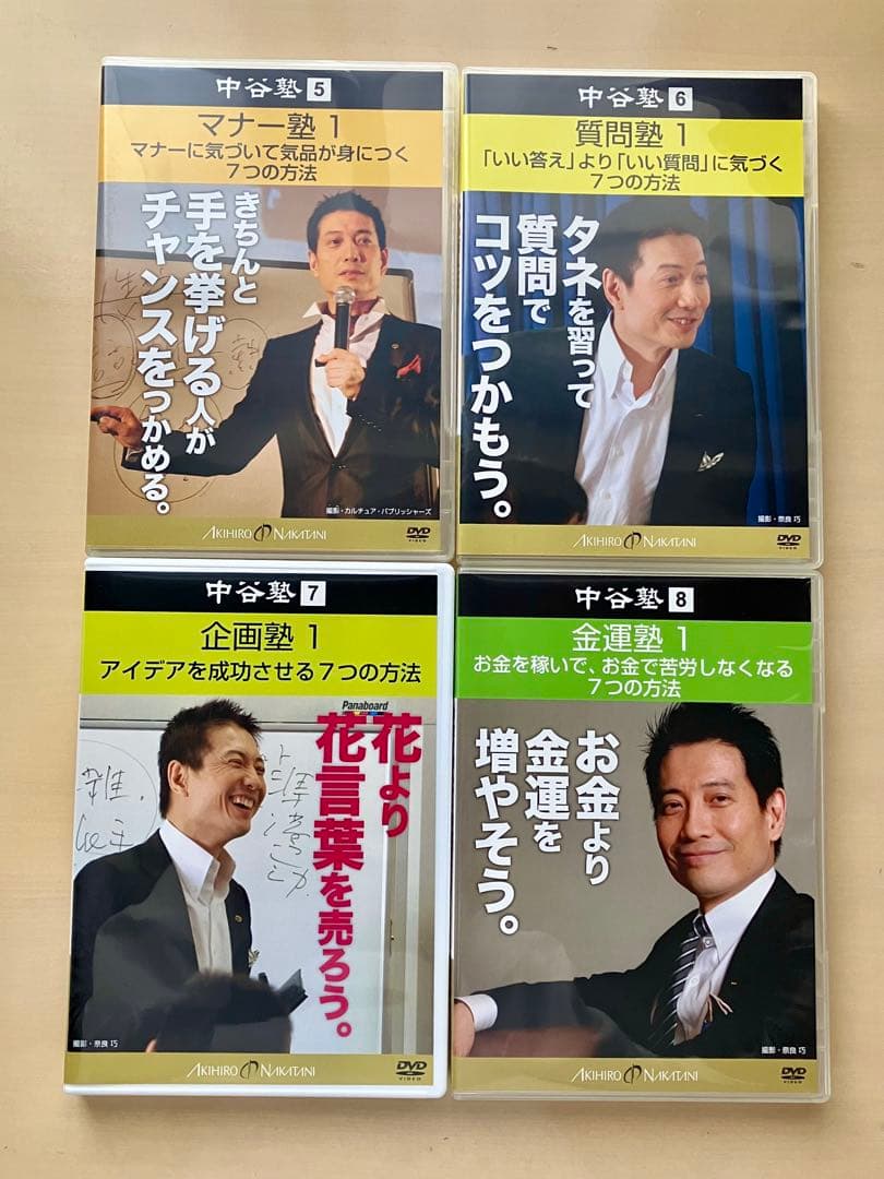 中谷彰宏　中谷塾 DVD全17巻セット