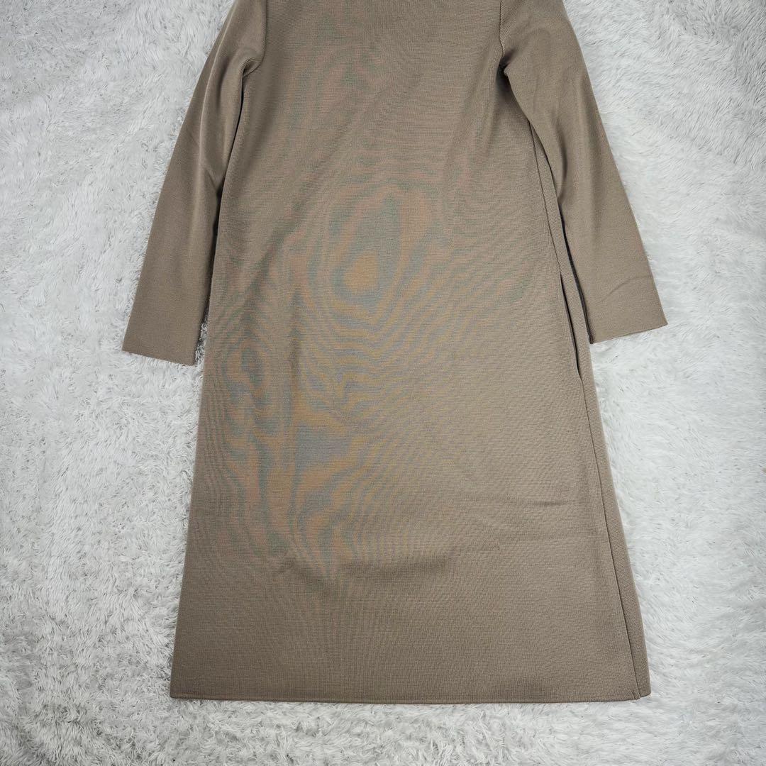 miminene 現行フォクシーロングニットワンピース38ベージュ長袖M