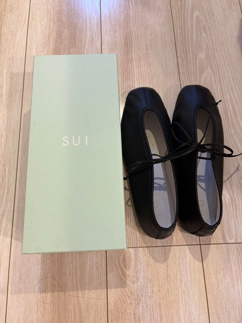 SUI スイ レースアップシューズ ブラック 北欧暮らしの道具店