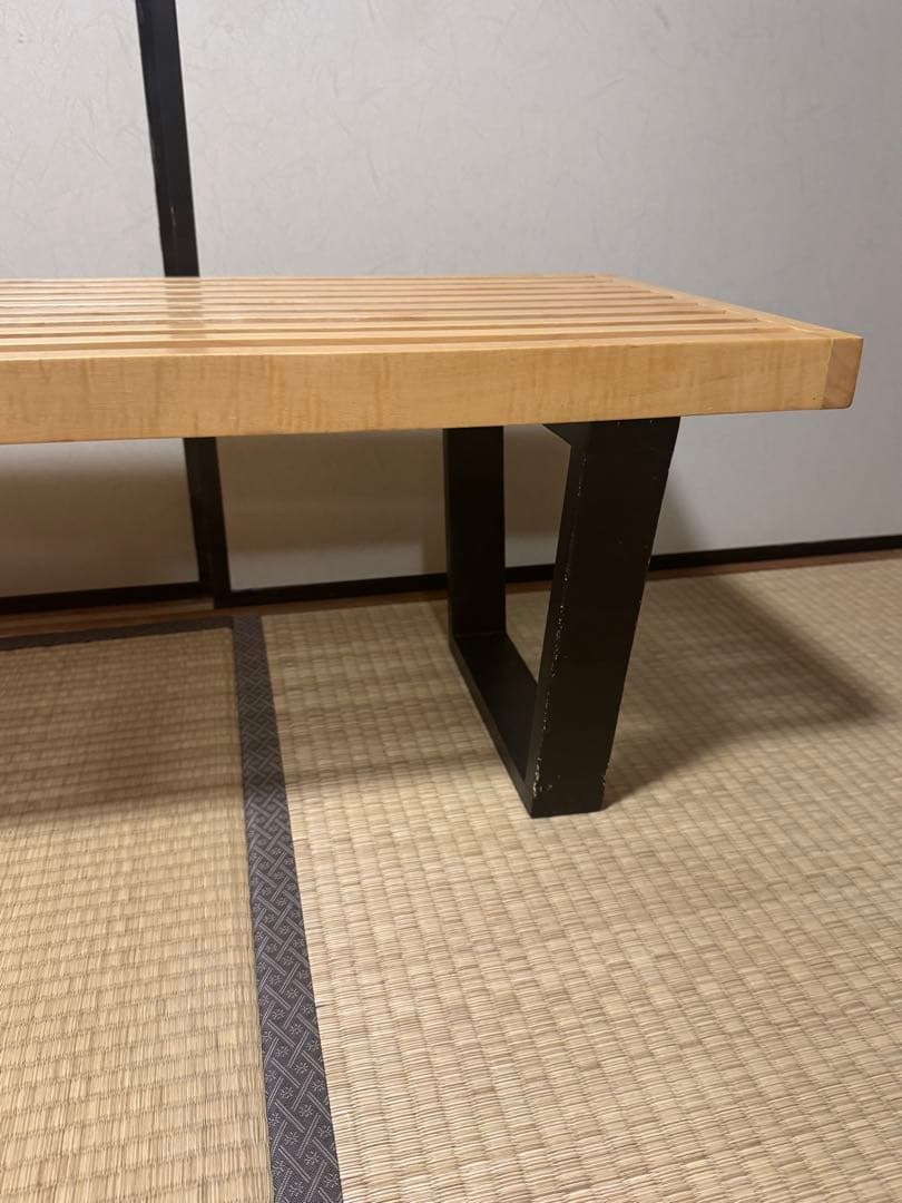 【欠品なし】ジョージネルソン プラットフォームベンチ リプロダクト ガラス天板付