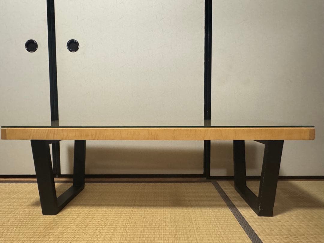 【欠品なし】ジョージネルソン プラットフォームベンチ リプロダクト ガラス天板付