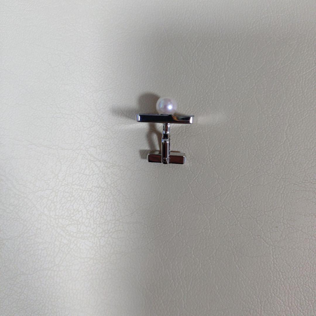 ROCCA パール付きネクタイピン、カフス