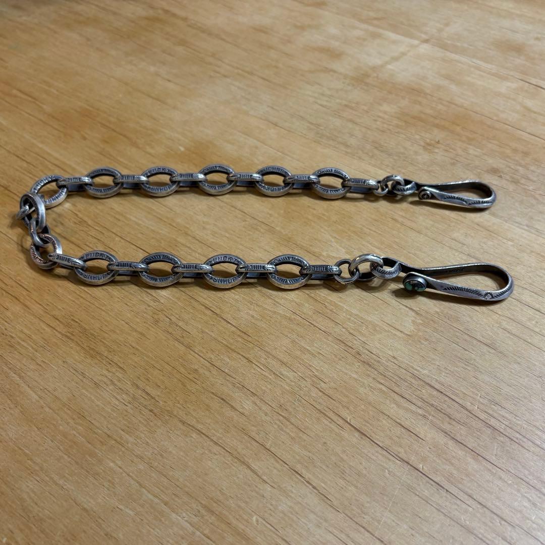 ⭐︎LUCKY JOHN ラッキージョン ウォレットチェーン シルバー