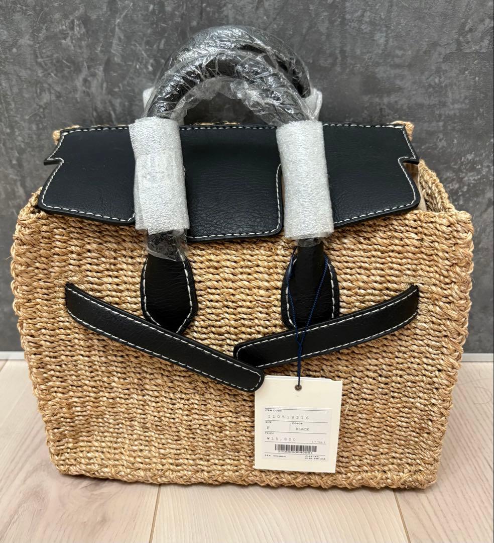 【新品未使用】SEA シー　かごバッグ　S スモール