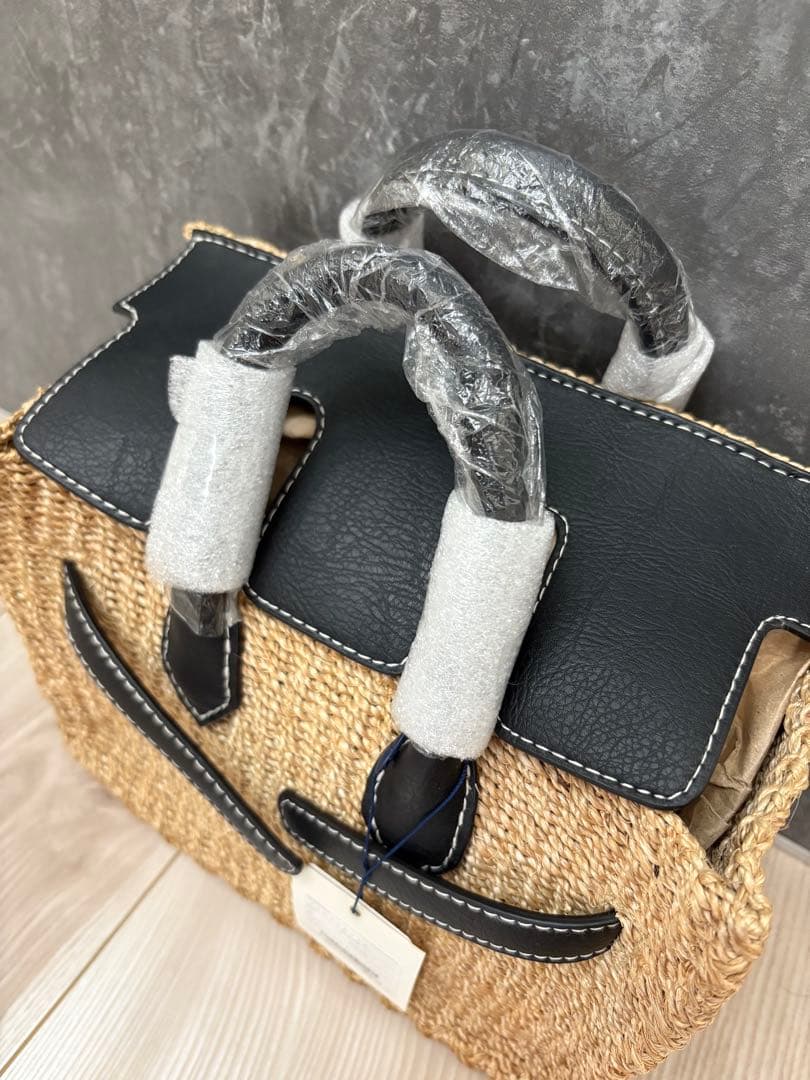 【新品未使用】SEA シー　かごバッグ　S スモール