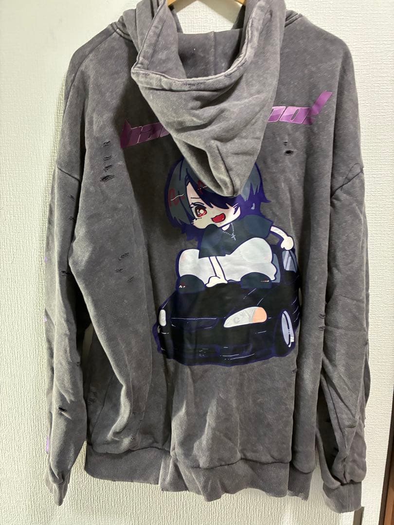 【新品】ゆせまるPSYNYXX コラボパーカー サブカル ユニセックス 黒