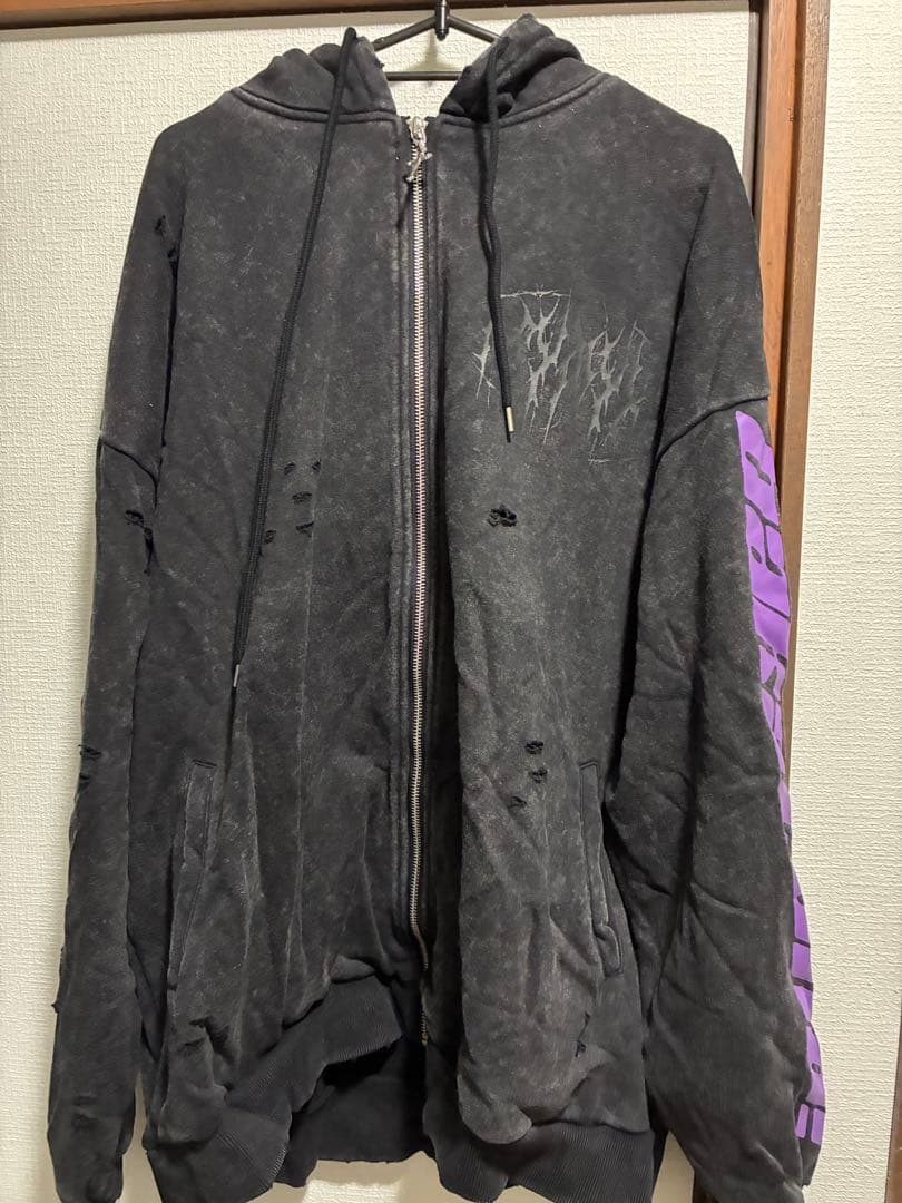 【新品】ゆせまるPSYNYXX コラボパーカー サブカル ユニセックス 黒