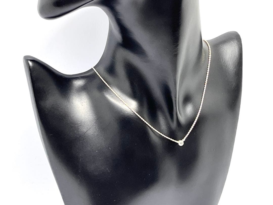 c837 美品　ティファニー　バイザヤード　アクアマリン　ネックレス　925