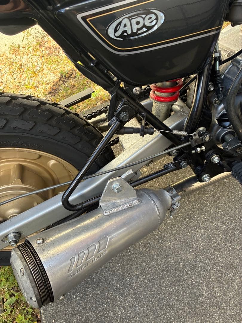 SUPERTRAPP マフラー エイプ100