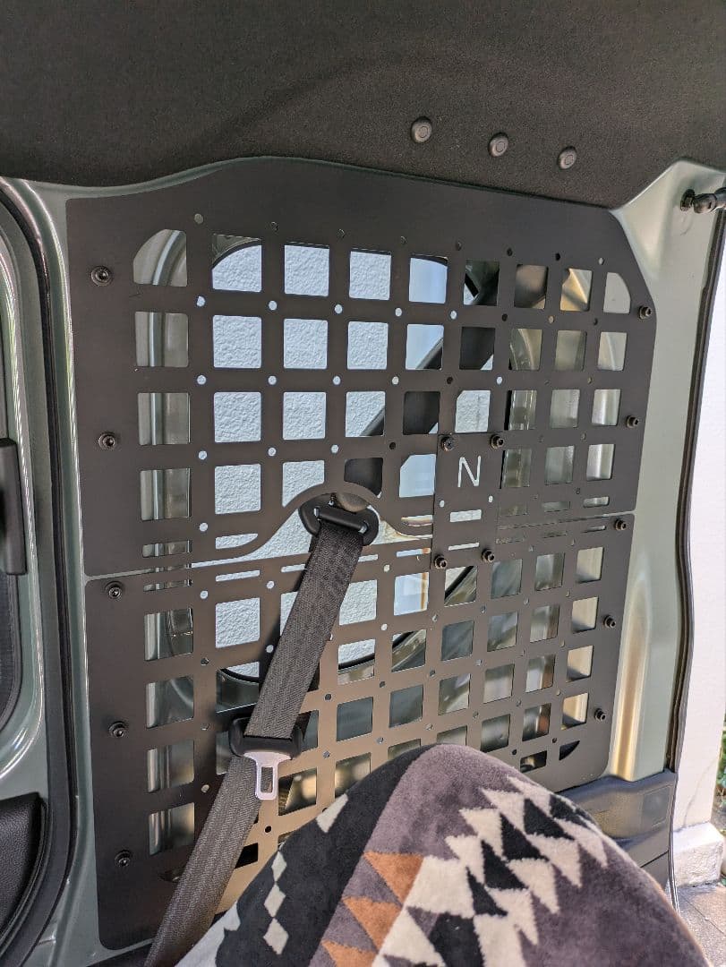 N-VANインナーメッシュパネル 左右セット　 板厚1.4ミリ 無塗装品