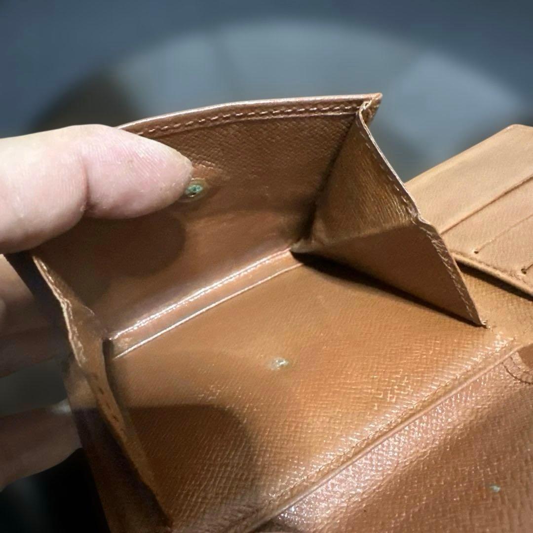 ⑦☆良品 ☆モノグラム♪マルコ☆2つ折り財布★ポケットあり