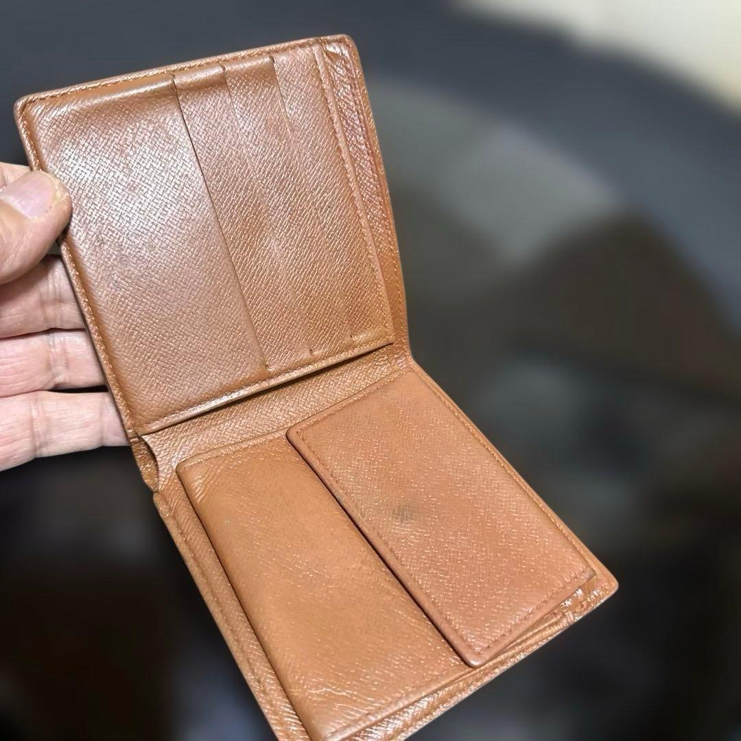 ⑦☆良品 ☆モノグラム♪マルコ☆2つ折り財布★ポケットあり