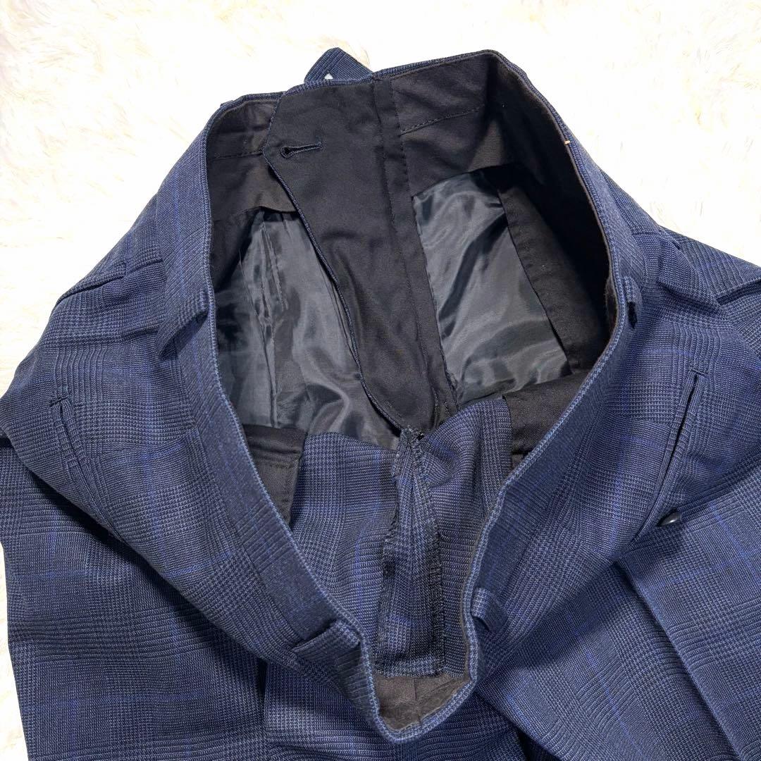 BEAMS HERT セットアップ グレンチェック ペンチェック ネイビー 44