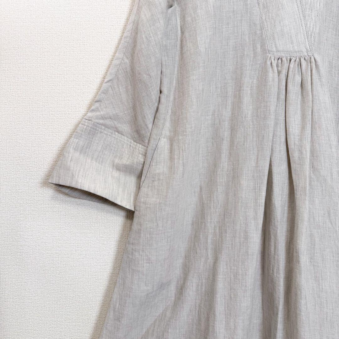 Chaos カオス アルパカリネンカフカワンピース ナチュラル