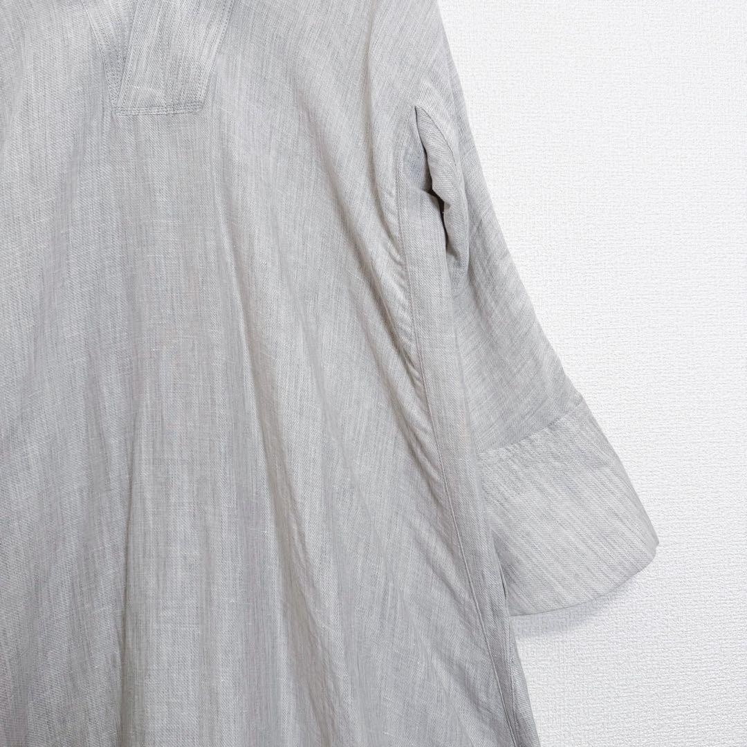 Chaos カオス アルパカリネンカフカワンピース ナチュラル