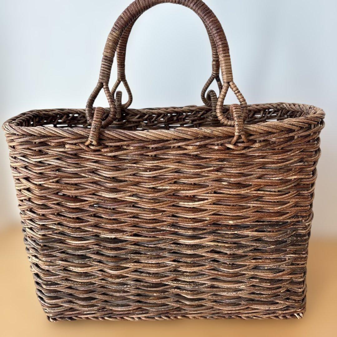 希少 あけび かごバッグ 国産 手仕事