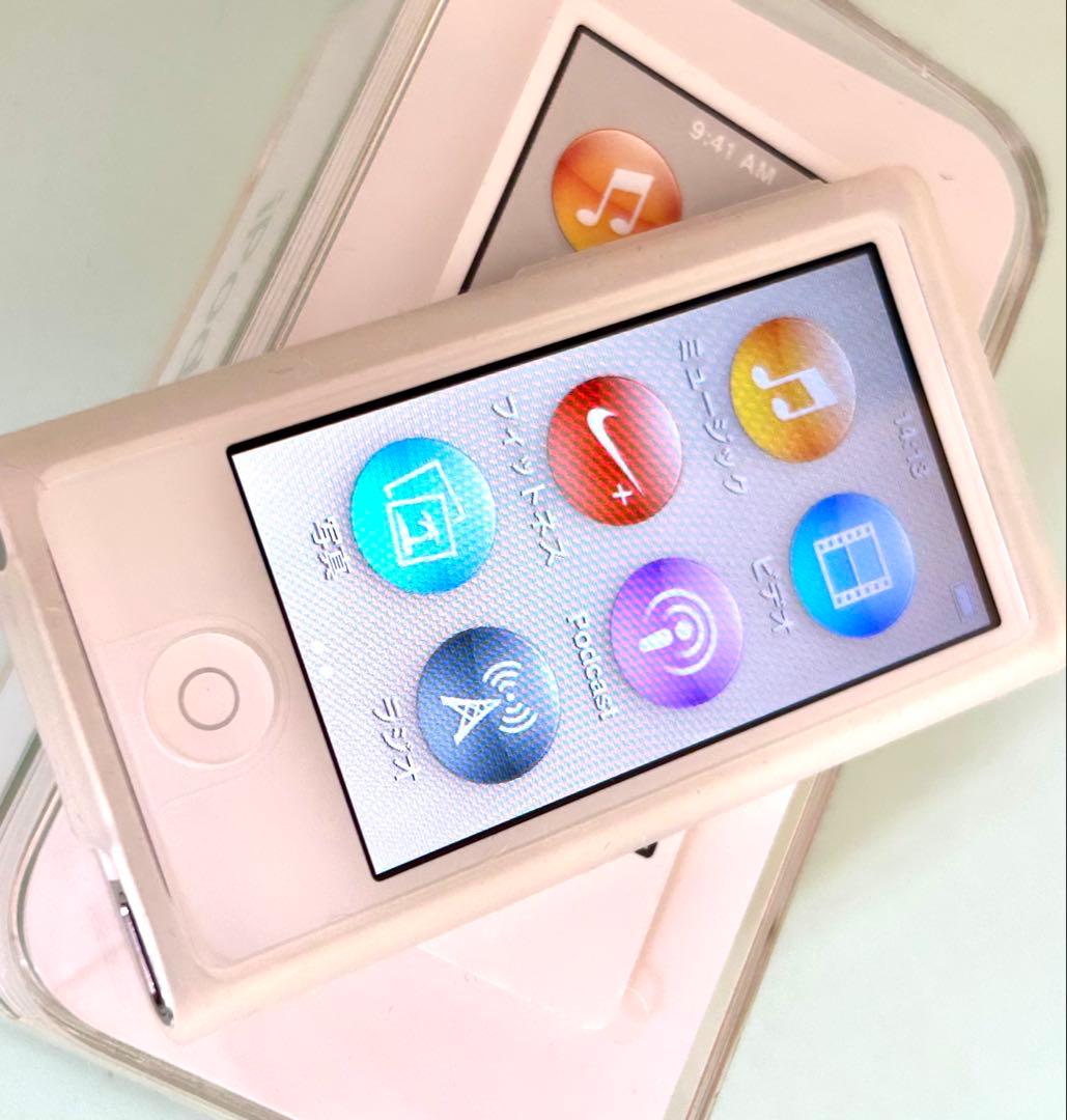 iPod nano ［極美品］Apple 第7世代16GB カバー付き