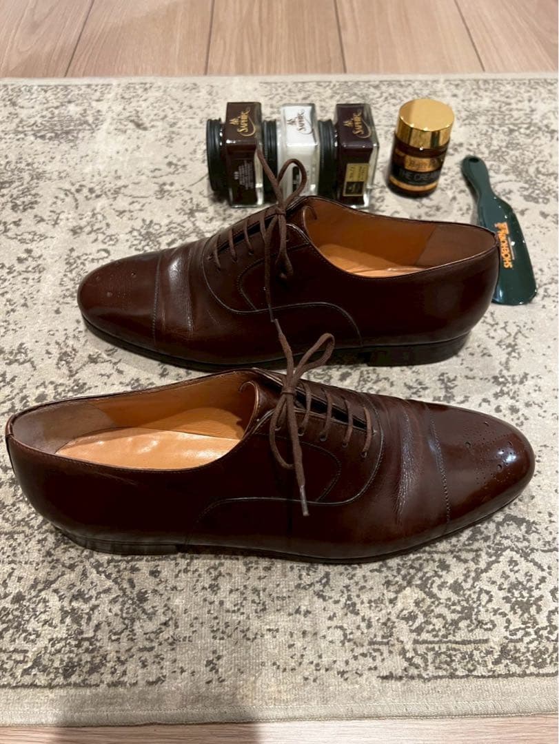 ビンテージ‼️タニノクリスチ セミブローグ オックスフォード 7.5