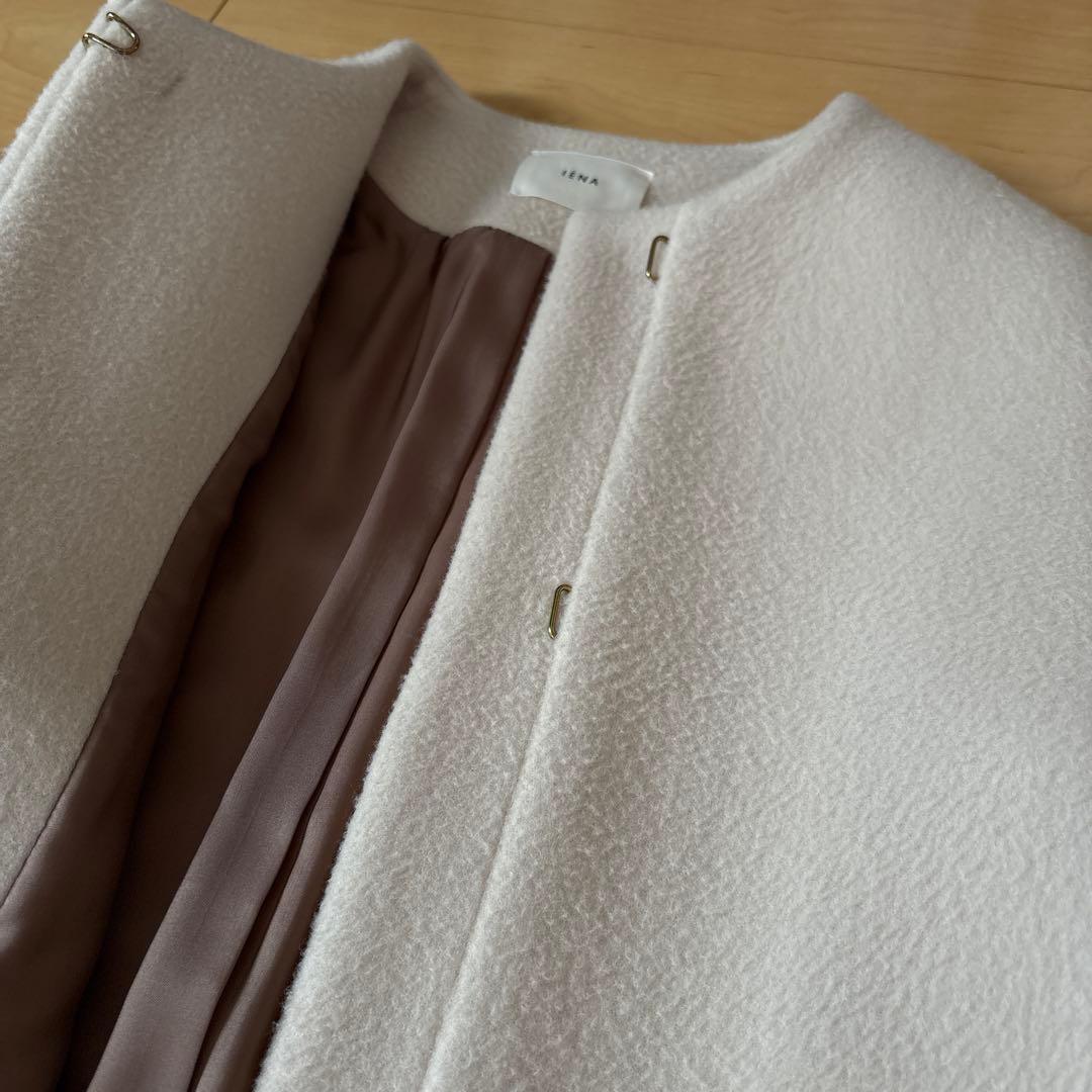 IENA ラムウールコート36