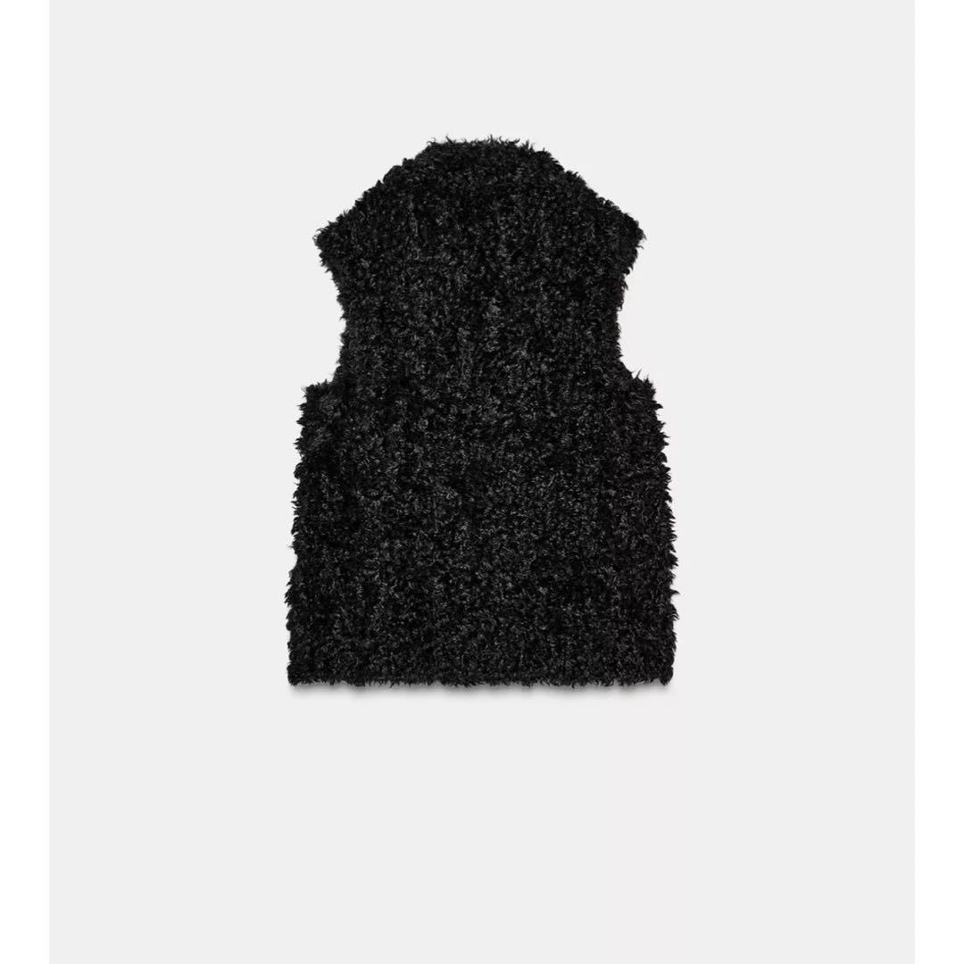 ZARA ザラ　リバーシブルベスト ZW COLLECTION ブラック　L