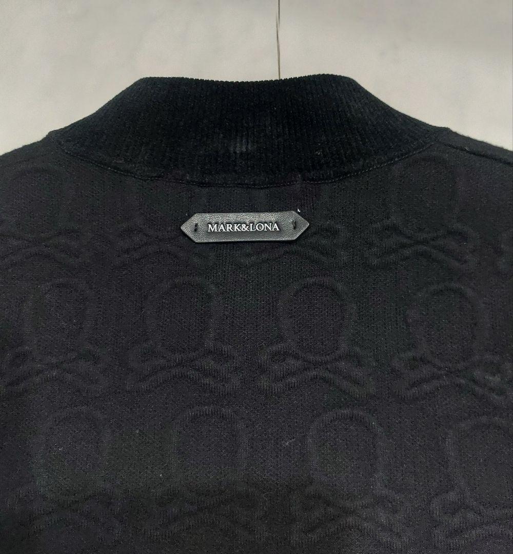 マークアンドロナ　ニット　セーター　ブルゾン　ゴルフ　メンズ　ブラック　46
