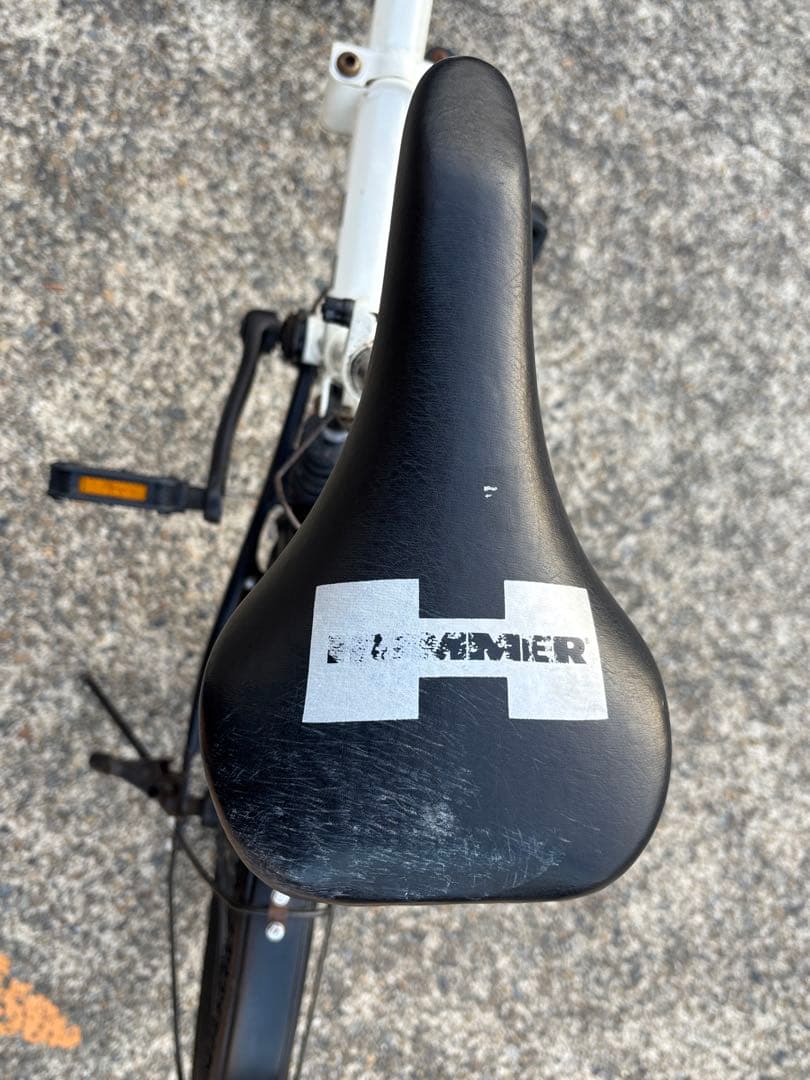 【引き取り限定】HUMMER折りたたみ自転車 外装6段変速サスペンション