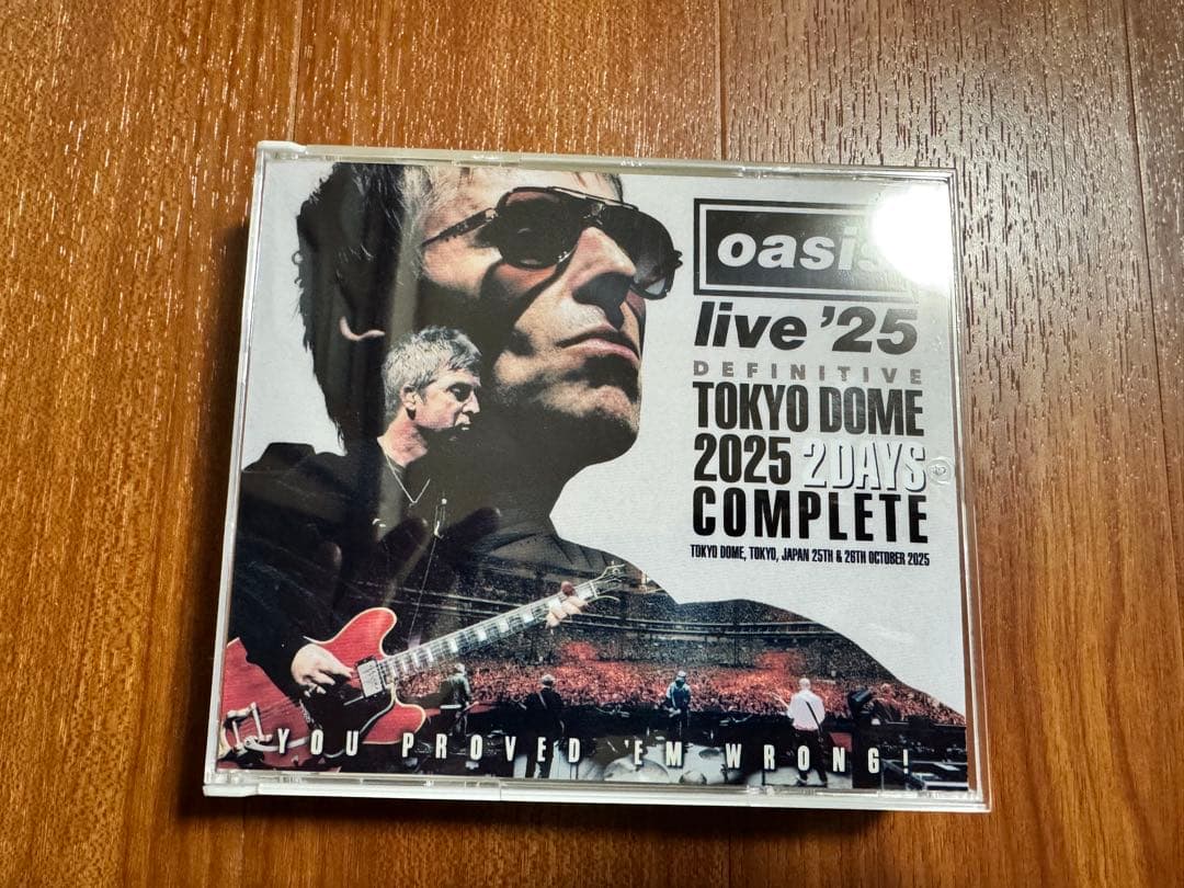 洋楽 Oasis live '25 DEFINITIVE TOKYO DOME