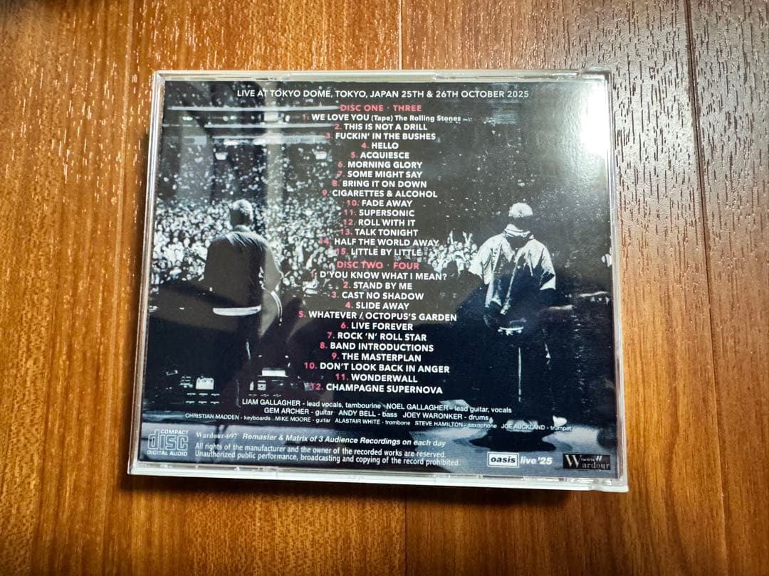 洋楽 Oasis live '25 DEFINITIVE TOKYO DOME