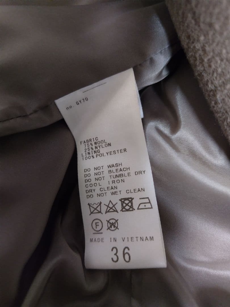 Spick & Span MANTECO コート キャメル 36